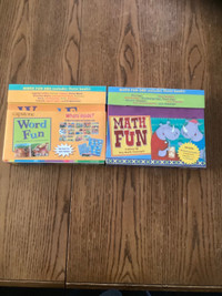 NIB Capstone Math Fun / Word Fun Boxed 14 Books each set 