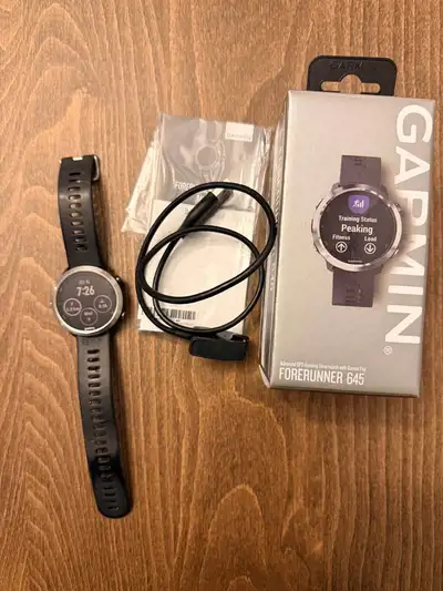 Garmin Forerunner 645 GPS Running Watch, View more
