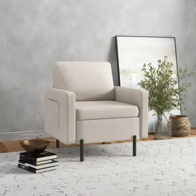 Fabric Accent Chair, Modern Living Room Chair , View more