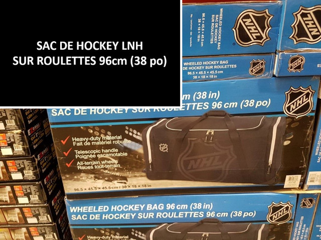 VENDU-Sac de hockey LNH NHL noir sur roulettes 96cm (38po) dans Hockey  à Longueuil/Rive Sud - Image 2