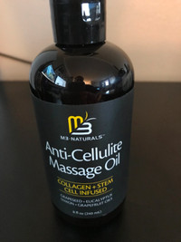 NEW Sealed M3 Naturals Ant-Cellulite Massage Oil 8 floz