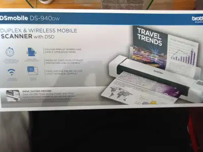 Brother DS-940DW. Duplex&Wireless mobile Scanner with DSD, View more