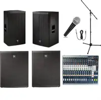3400W Complete Kit Sound System Rental / Location
