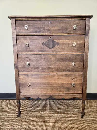 Antique Walnut Tallboy, View more