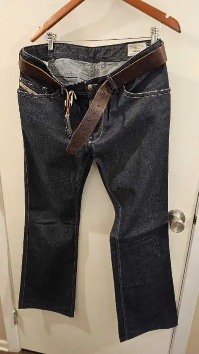 Diesel Ruky jeans and diesel belt 34x32, View more