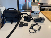 Sony Alpha a6000 Mirrorless Digital Camera with 16-50mm and 55-2