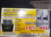 Glens Appliances Repair 