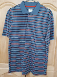 Men's Izod Golf Polo Shirt - Size M Light Blue NEW