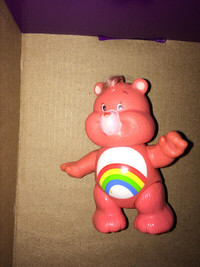 Vintage 80s Cheer Care Bear Poseable Figure AGC Toy