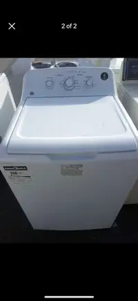 GE top load washer with 30 days warranty 
