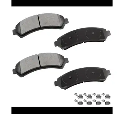 The cciyu D726 4pcs Front Ceramic Brake Pads Kits are a set of high-quality brake pads designed for...