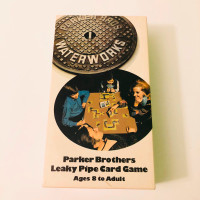 Vintage 1972 Waterworks Card Game Parker Brothers Complete