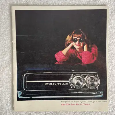 1964 Pontiac Wide-Track Tempest  Brochure $5, View more