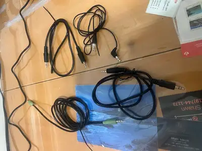 four 3.5MM to 3.5 mm cable (computer or headphone), View more