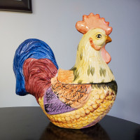 Rooster Cookie Jar 12" Tall