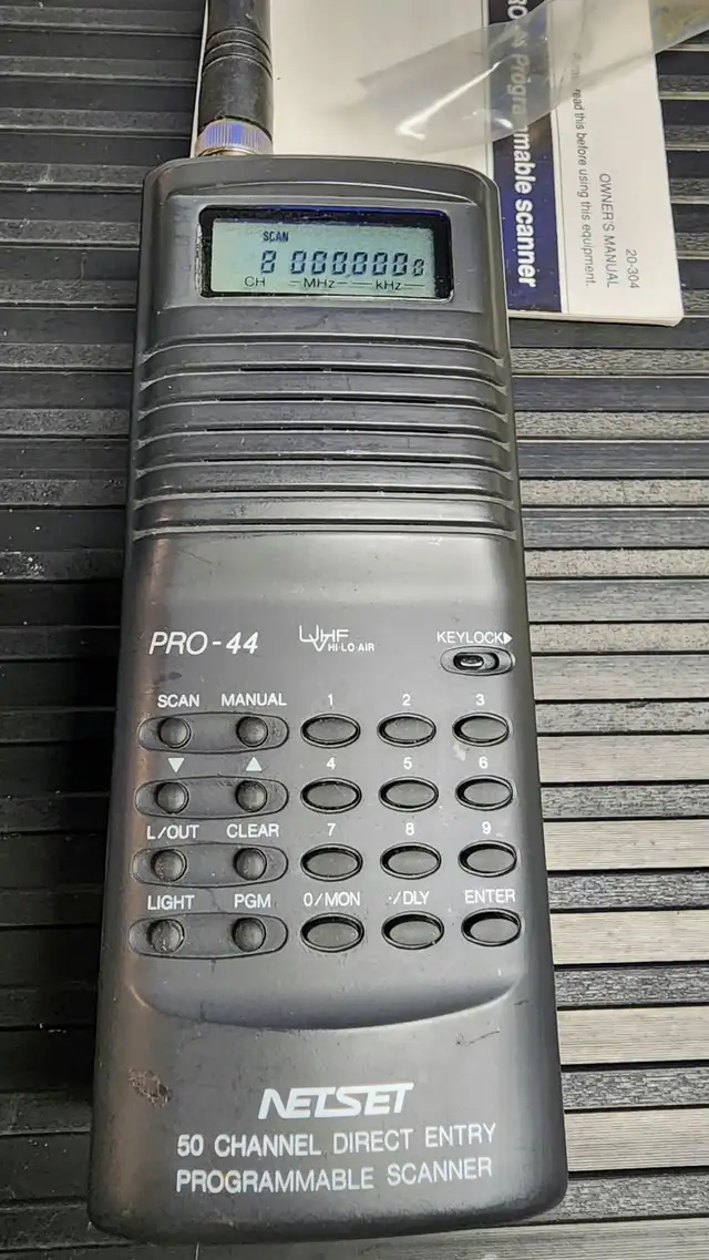 Netset PRO-44 50-Channel Programmable Radio Scanner602772185044766727