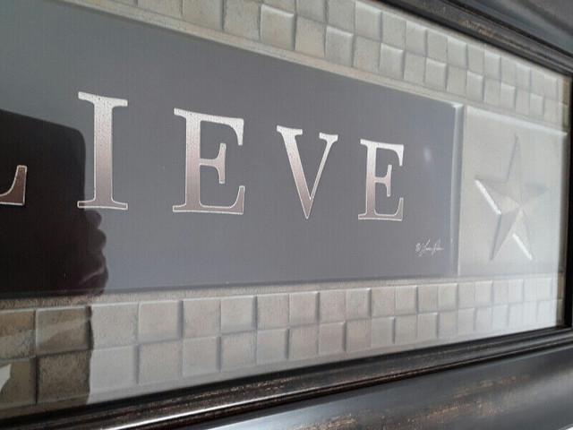 BELIEVE WALL PICTURE in Home Décor & Accents in Hamilton - Image 4