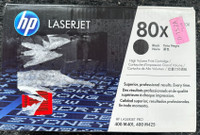 NIB 80X Black Toner Cartridge, XL - High Yield