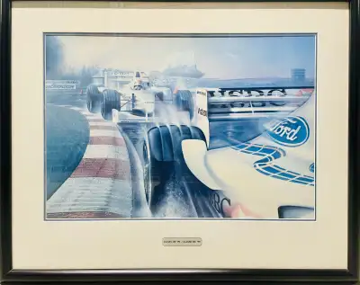 F1 Formula One Doug Short Print Ford Jackie Stewart Racing Team, View more