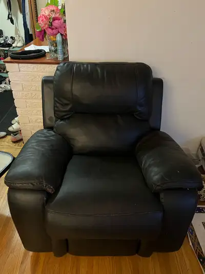 Black Reclining Sofa and Chair Set, View more
