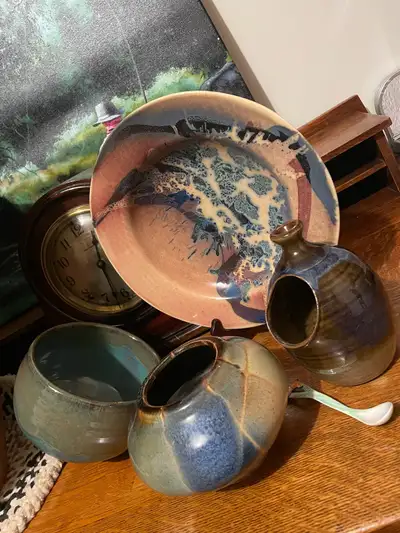 Never Used Handcrafted Pottery, Priced $10-$25 Each, View more