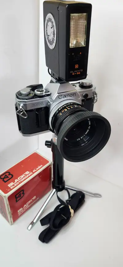 Vintage Canon AE-1 Film Camera (CLA), View more
