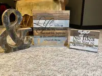Rustic Signs - Matching Set of 3