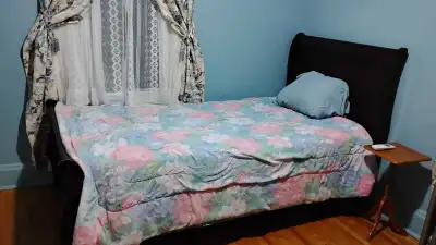 Quiet, sunny, medium sized room for rent in a house. House is shared with one other, non drinker, wh...