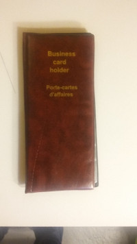 Porte-cartes d'affaires en cuir