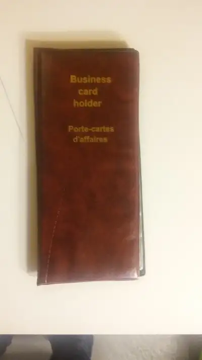 Porte-cartes d'affaires en cuir, View more