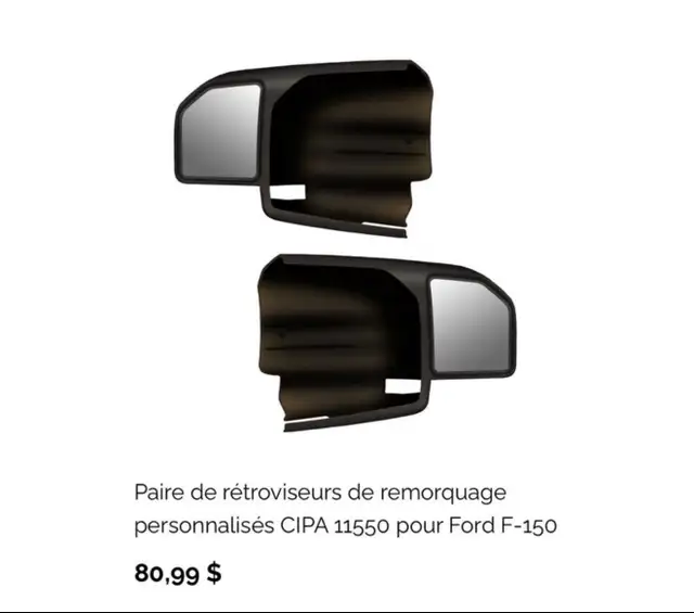 2 miroirs de remorquage in Other Parts & Accessories in Longueuil / South Shore - Image 6