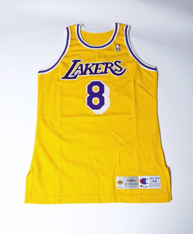 Champion - LA Lakers Kobe Bryant Pro Cut Authentic Jersey (1996) in Arts & Collectibles in City of Toronto