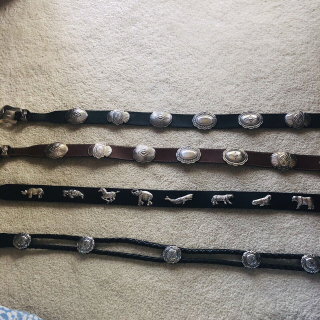 Beautiful Leather Belts w/Conchos in Women's - Bags & Wallets in Calgary