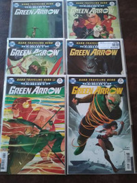 Green Arrow #26-31 Rebirth Hard-Traveling Hero Complete Story