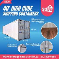 New 40ft High Cube Storage Container - Sale in Ottawa!!!