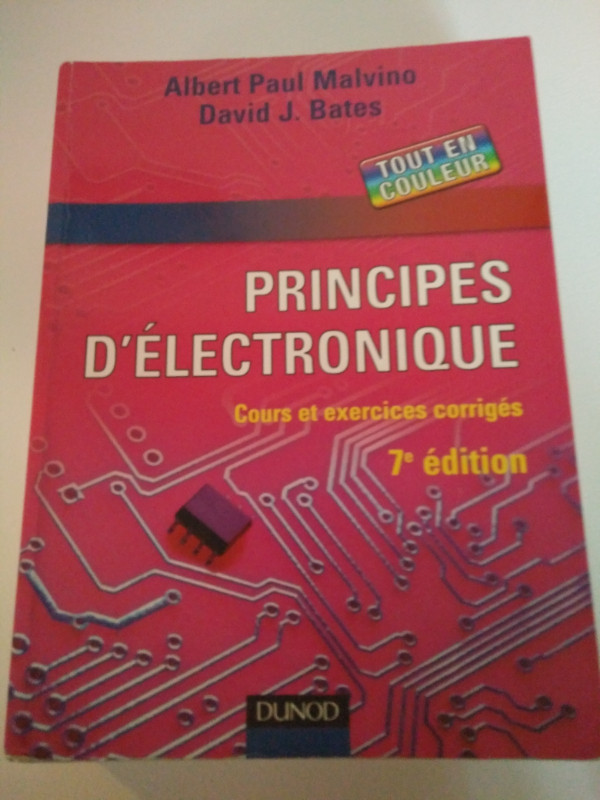 Livre Principes d'électronique 7e édition dans Manuels  à Longueuil/Rive Sud