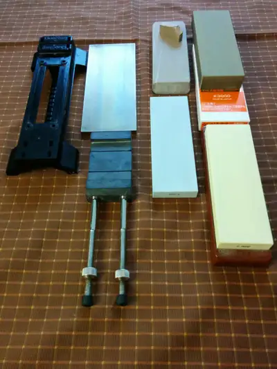 Nakayama, Naniwa & Sigma Whetstone Knife Sharpening & Honing Set, View more