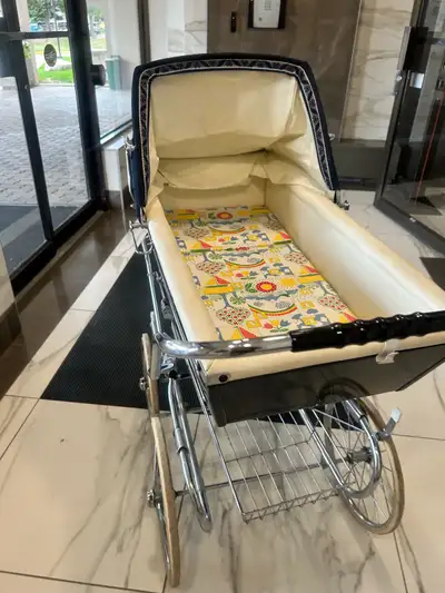 Vintage Carriage Stroller Buggy Baby Pram, View more