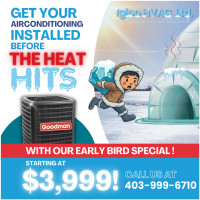 Affordable Air Conditioning - Igloo HVAC Ltd. 403-999-6710