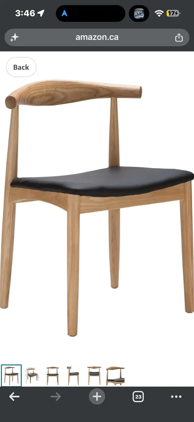 Modern Wooden Dining Chair – PU Leather in Chairs & Recliners in St. Catharines - Image 7