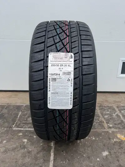 Continental ExtremeContact 255/35ZR20 Single All Season Tire Is brand new tire and never used. Made...