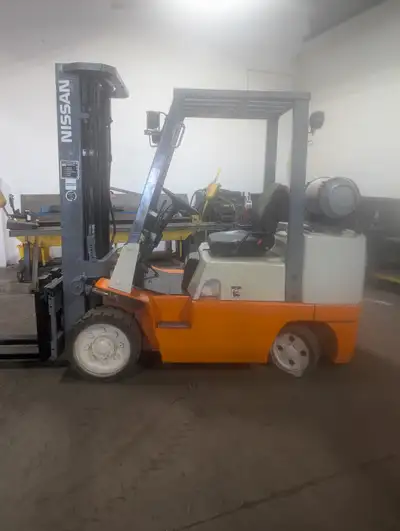 Title Nissan 8000 Lb Capacity Forklift Description Nissan Propane Forklift 8000 lb capacity Triple M...