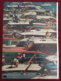 1955 Poster of Marina Cruisers in California Article 