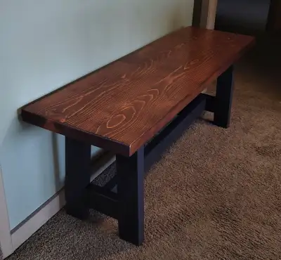 48'' Rustic dining / hall bench, View more
