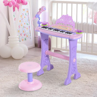 Kids Piano Electronic Keyboard Instrument with Microphone and St