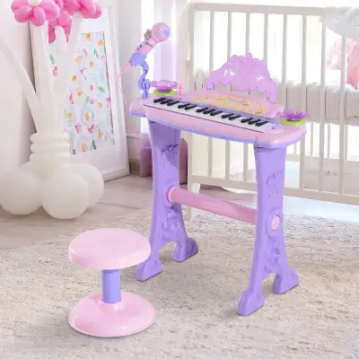 Kids Piano Electronic Keyboard Instrument with Microphone and St, View more