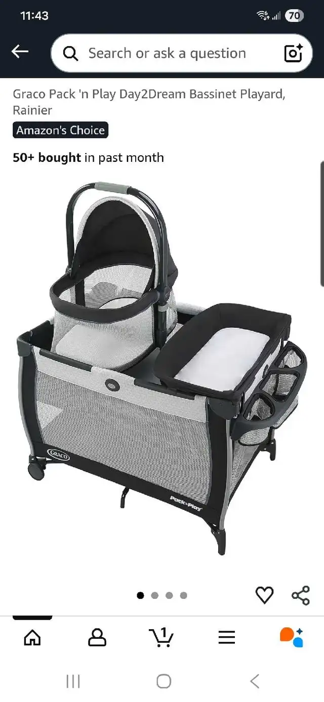 Graco Play Bassinet Playset in Playpens, Swings & Saucers in Ottawa - Image 4