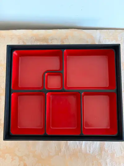 2 Pieces - Sectional Tray Japanese Bento Box, View more