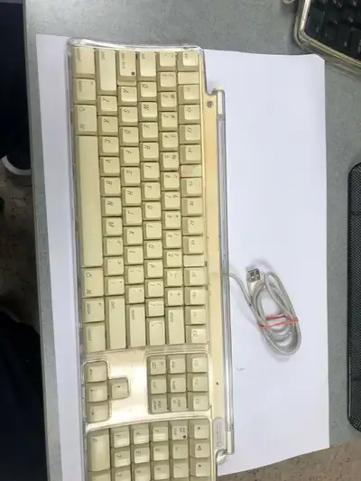 RARE Vintage Macintosh Apple Pro Keyboards M7803 WITH MOUSE, View more
