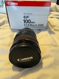 (MINT) Canon EF 100mm f/2.8 macro USM